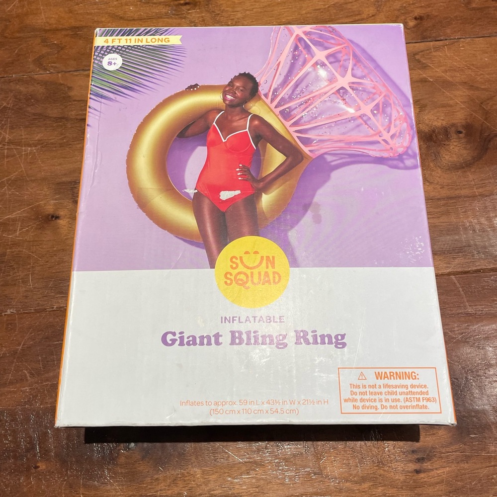 Inflatable Giant Bling Ring